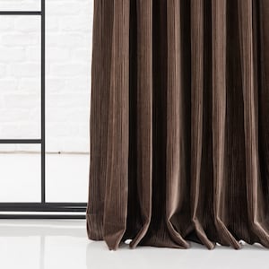 Pencil Pleat Luxury Velvet Curtains, 17 Colors. Pencil, Double, and Triple Pleated Hanging Options.