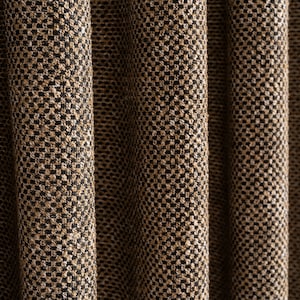 100% Blackout Pinch Pleated Linen Curtains, Custom Extra Wide Drapery Panels for Living Room & Bedroom, Thermal Cotton Lined Curtain.