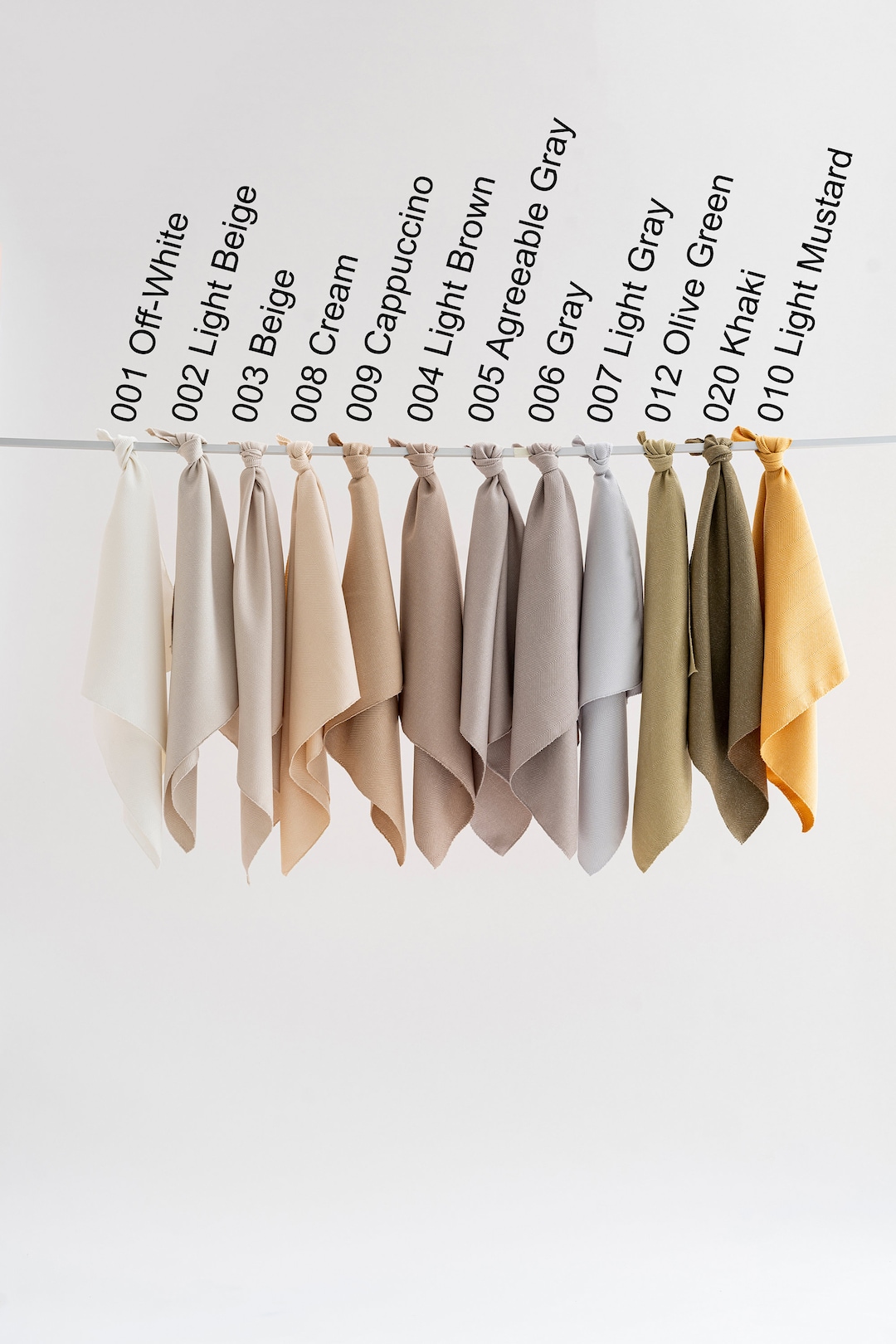 Drape Sample Linen Curtain Fabric Sample, 25 Colors, Faux Linen Drape Swatches. - Etsy