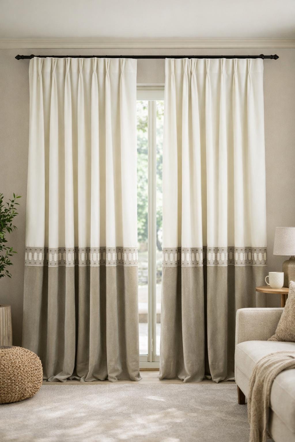Pinch Pleated Velvet Curtains Luxury Custom Made Drapes For Living pinch-pleated-velvet-curtains-luxury-custom-made-drapes-for-living