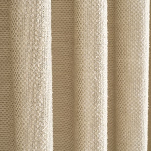 Leinen-Vorhänge – Extra breite, luxuriöse, dreifach gefaltete, maßgefertigte Vorhänge für Wohnzimmer und Schlafzimmer