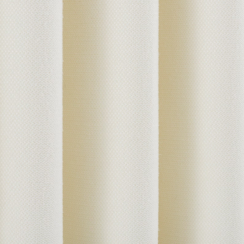 100% Blackout Pinch Pleat Linen Curtains, Custom Linen Drapery Panels for Bedroom, Nursery, Made to Order Curtain. image 6