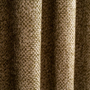 Pencil  French Pleat Linen Curtains 6 Colors. Luxury, Custom Made Size Heavyweight  Curtain Panels.  Linen Curtain for Living Room.