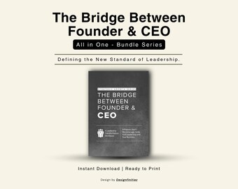 Leadership Workbook for Business Owners | Founder to CEO Transformation (Digital Download)