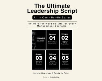 50 Leadership Communications for Difficult Conversations | Team Communication Guide (Printable PDF)