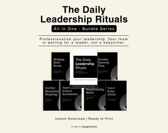 Leadership Daily Rituals |  Leadership Planner PDF