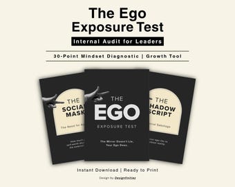 Self Ego Quiz Test | Self Development  | Leadership Mindset Tool | PDF Printable