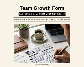 Staff Evaluation Forms | Employee Performance Review | PDF Download Printable