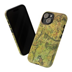 LOTR Tough Handyhülle - Einzigartige Karte von Mittelerde - Einzigartiges Geschenk für Herr der Ringe - Einzigartiges Handyzubehör für iPhone Samsung Google Pixel - Tolkien
