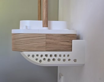 Auk Mini 2 Wall Mount:  Space-Saving Indoor Garden Brackets