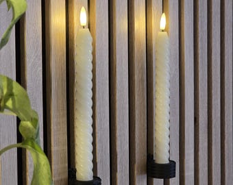 Tealight/ Dinner Candle Holder for Acoustic Panels - Installation Type: Wall Clip