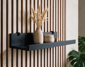 Soportes para estantes con panel acústico - para repisa para cuadros IKEA MOSSLANDA - Clip de pared (sin taladrar) de WallTune