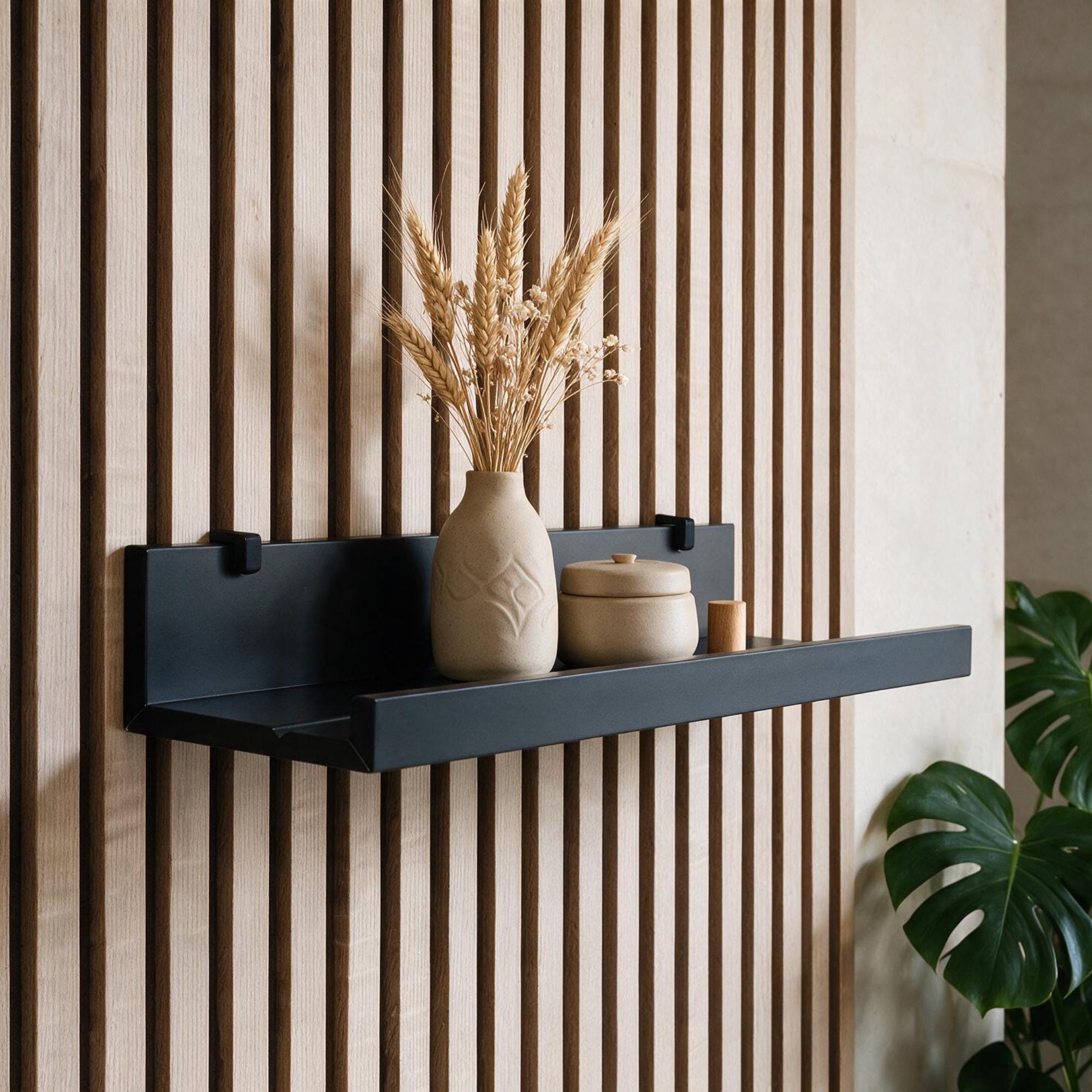 Acoustic Panel Shelf Brackets - for IKEA MOSSLANDA Picture Ledge