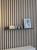 Acoustic panel shelf brackets - for IKEA MALMBÄCK Picture Ledge -  Wall Clip (no drilling) by WallTune product logo