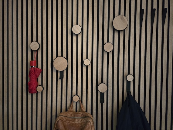 HOME DELUXE Crochets Pour Panneau Acoustique SCAF 10 X 5 X 5 Cm Lot De 10 I Crochets Muraux Crochets Pour Vetements Crochets Pour Vestiaires 93182501