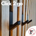 Acoustic panel hook - Click 2 go - Single Hook - Coat rack