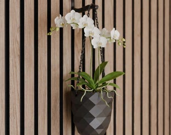 Hanging plant vase - for acoustic panels - Wallclip - by WallTune