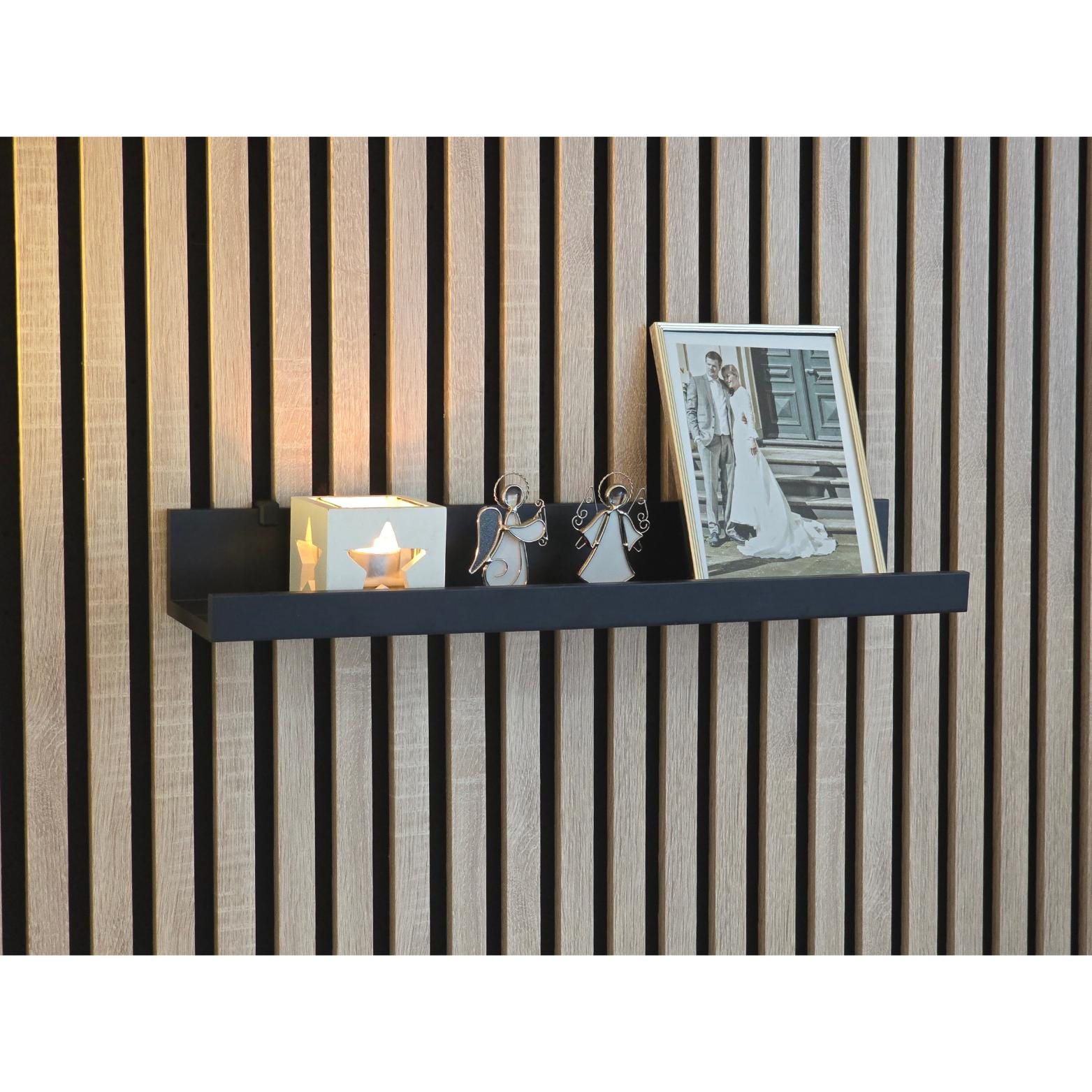 Acoustic Panel Shelf Brackets - for IKEA MOSSLANDA Picture Ledge