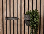 Akoestisch paneel plantenbord, 2 stuks ronde plantenhouder voor akoestisch wandpaneel, metalen plantenring voor wand akoestisch paneel, diameter 12,7 cm (plantenring, 12,7 cm