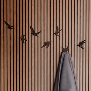 Vogeljashaak voor akoestische panelen - Installatietype: muurclip