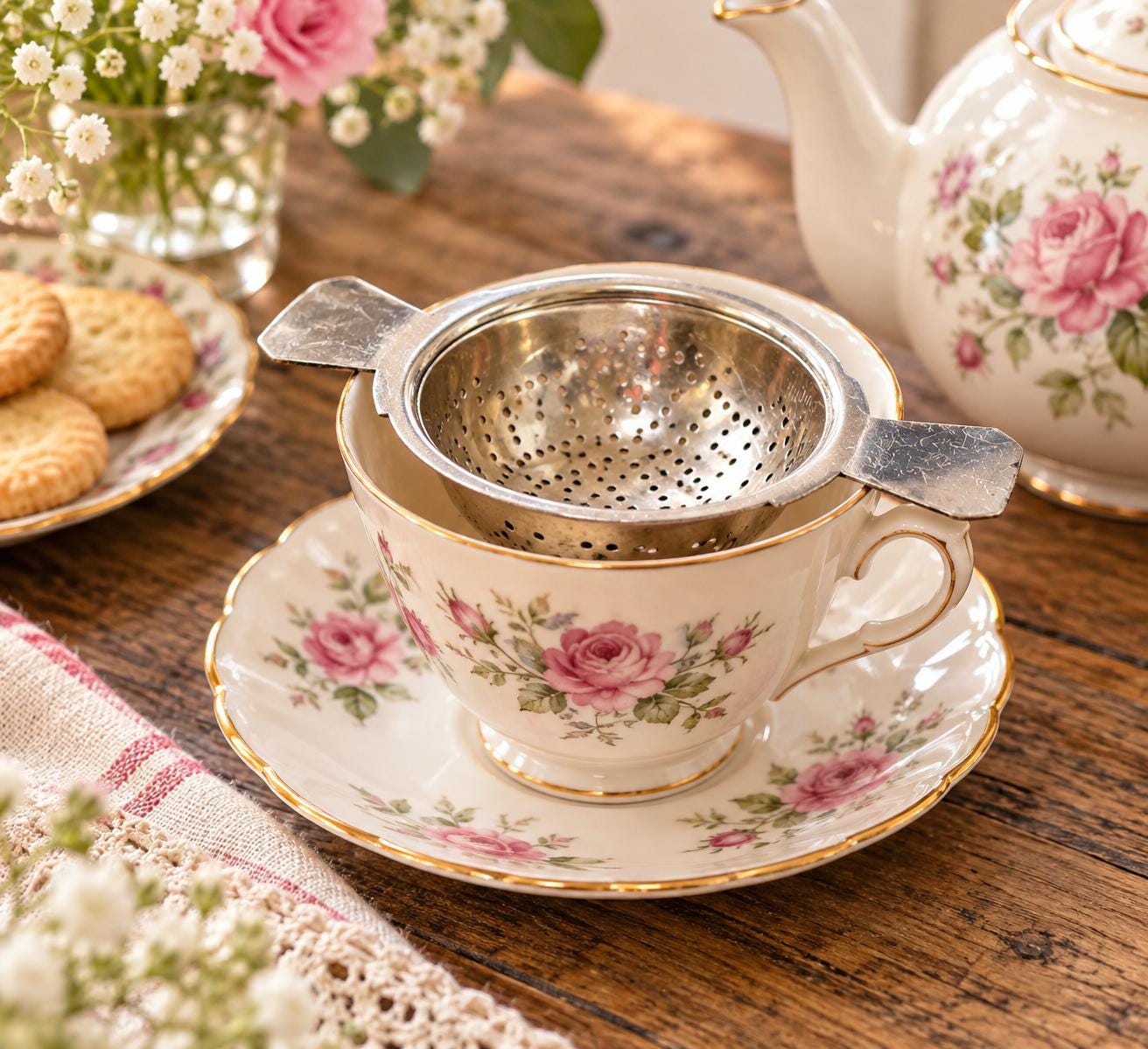 Vintage Tea Strainer - Etsy
