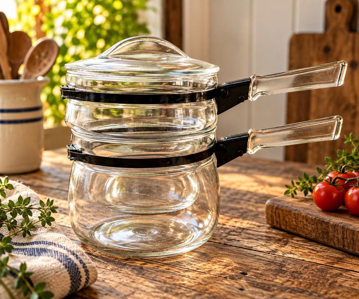 Pyrex Double Boiler - Etsy