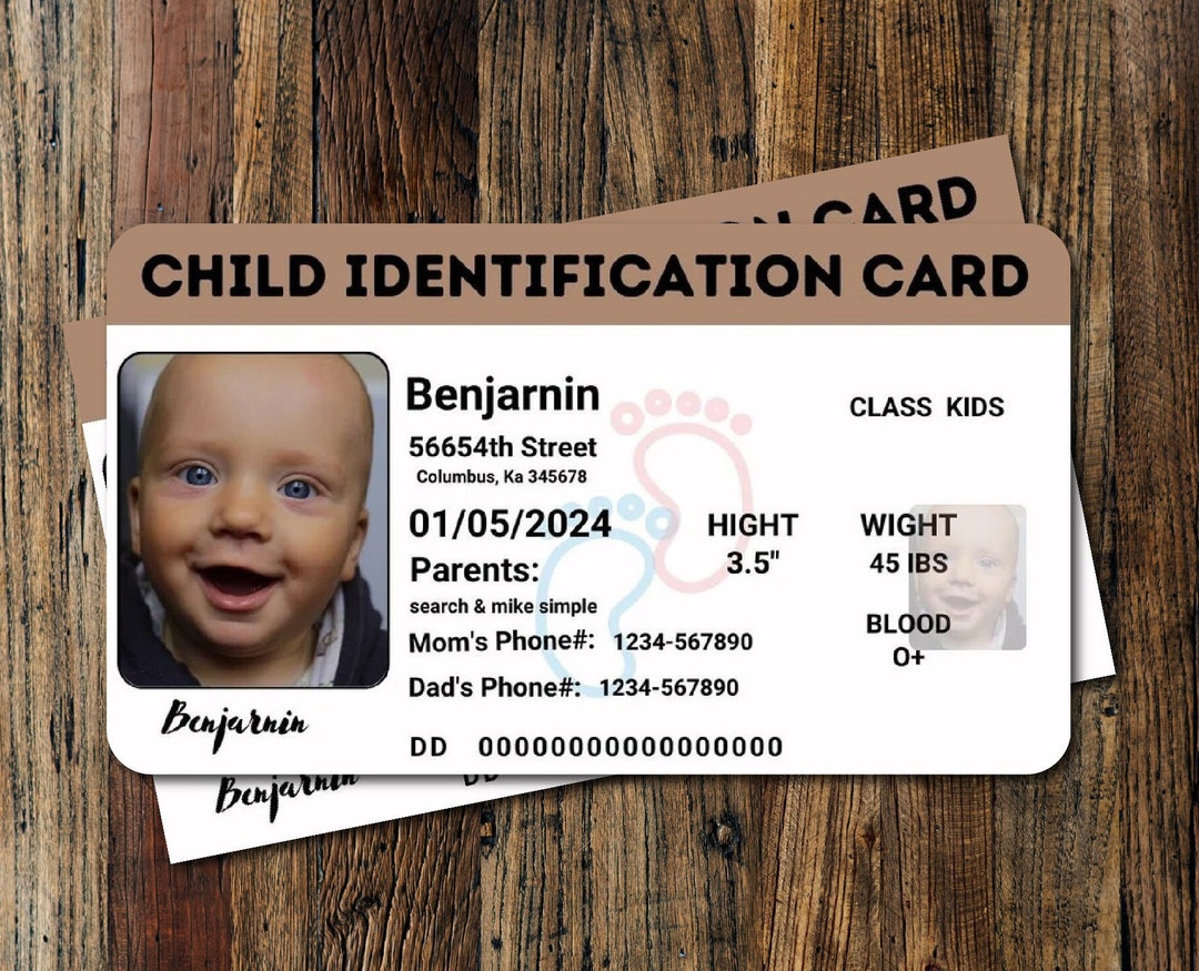 child-id-card-design-your-own-child-id-card-customized-child-id-card