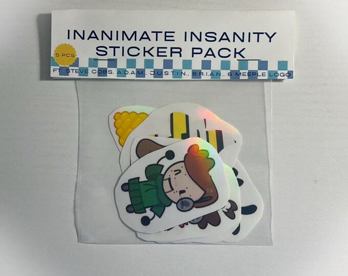II Inanimate Insanity Sticker Pack Ft. Steve Cobs & More - Etsy