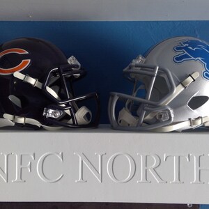 Custom Floating shelves for mini helmets.