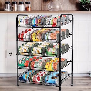 3 Tier Can Dispenser - Stackable Can Organizer Rack for Kitchen