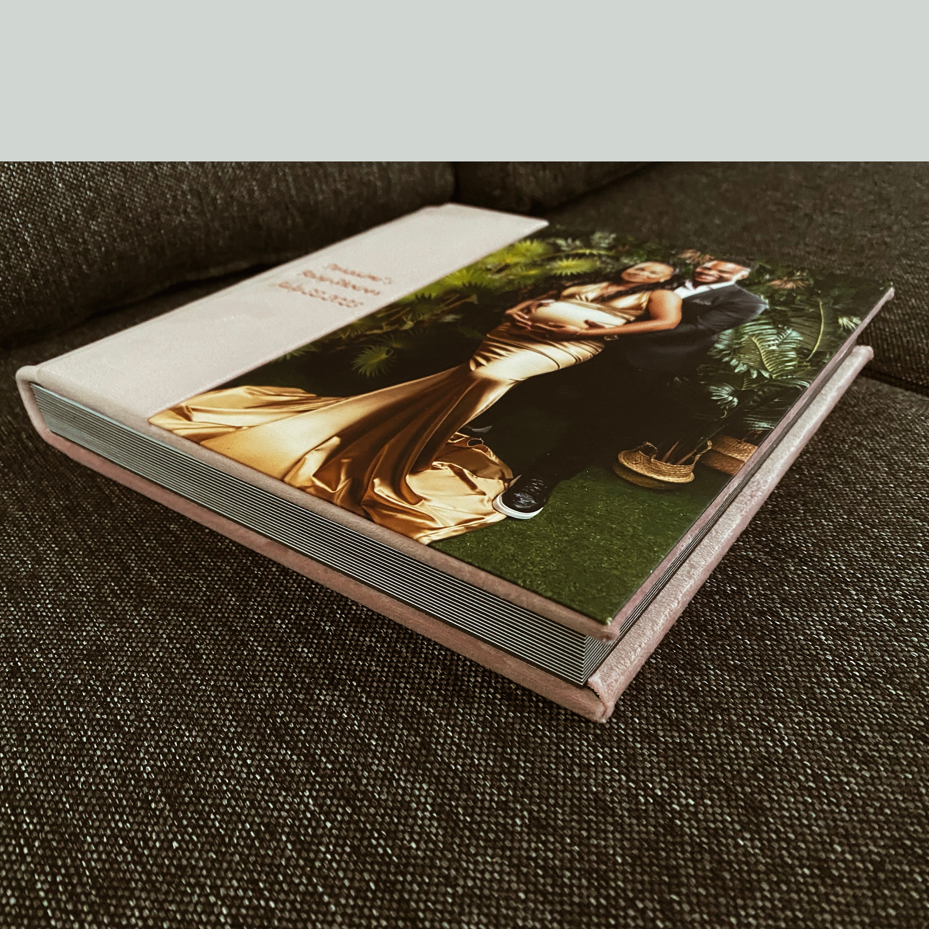 Stylish and Unique Babyshower Photo Album 12x12 Inch