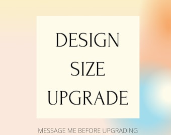 Design Size Upgrade for Photo Album