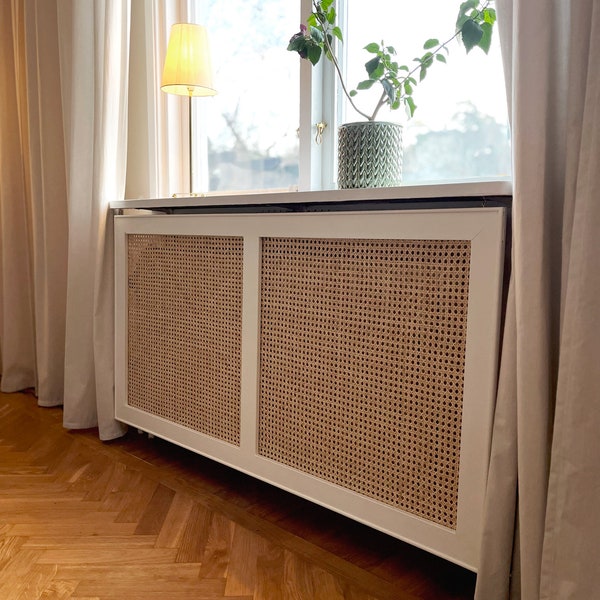 Modern hanging radiator Cover in Scandinavian Design