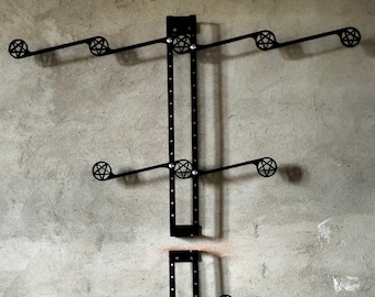 Modernes BDSM-Pentagramm-Kreuz aus Stahl mit Spreizstangen, robustes Bdsm-Bondage-Zubehör für Fesseln