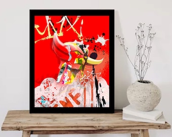 Impresión de lienzo digital Goldorak Goldorak 4