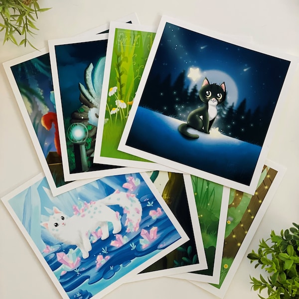 Art Prints | High Quality Paper | Magical | Cute | SyjoArt Animal Prints