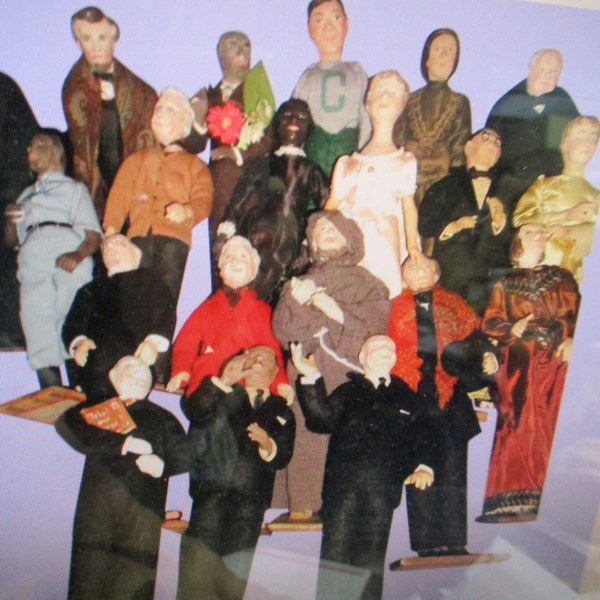 Magnificent 21 Dolls of Democracy and Tolerance Künstler Ruth Cecil Wochen Kostenlos P & I US Käufer