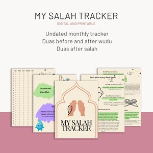 Digital Salah Tracker | Prayer Journal | Muslim Planner | Daily Prayer Log | Instant Download