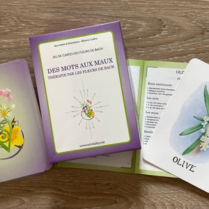 Cartes Fleurs de Bach 39 cartes livret Fabriquez vos Elixirs Floraux Personnalisés image 5