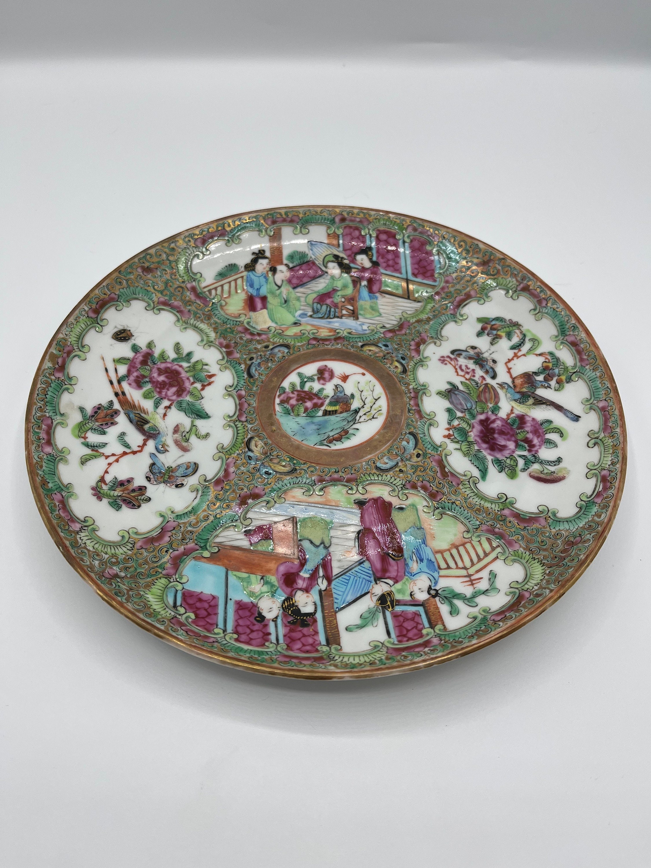 Rose Medallion China - Etsy