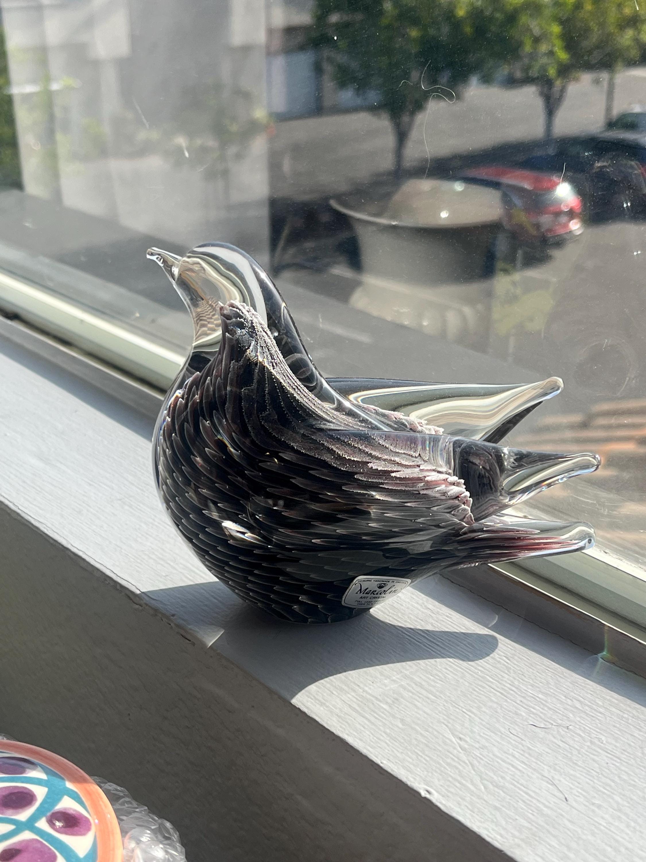 MaRcolinマルコリンART CRYSTAL 鳥　ハンドメイドスウェーデン MaRcolinマルコリンART CRYSTAL 鳥 ハンドメイドスウェーデン