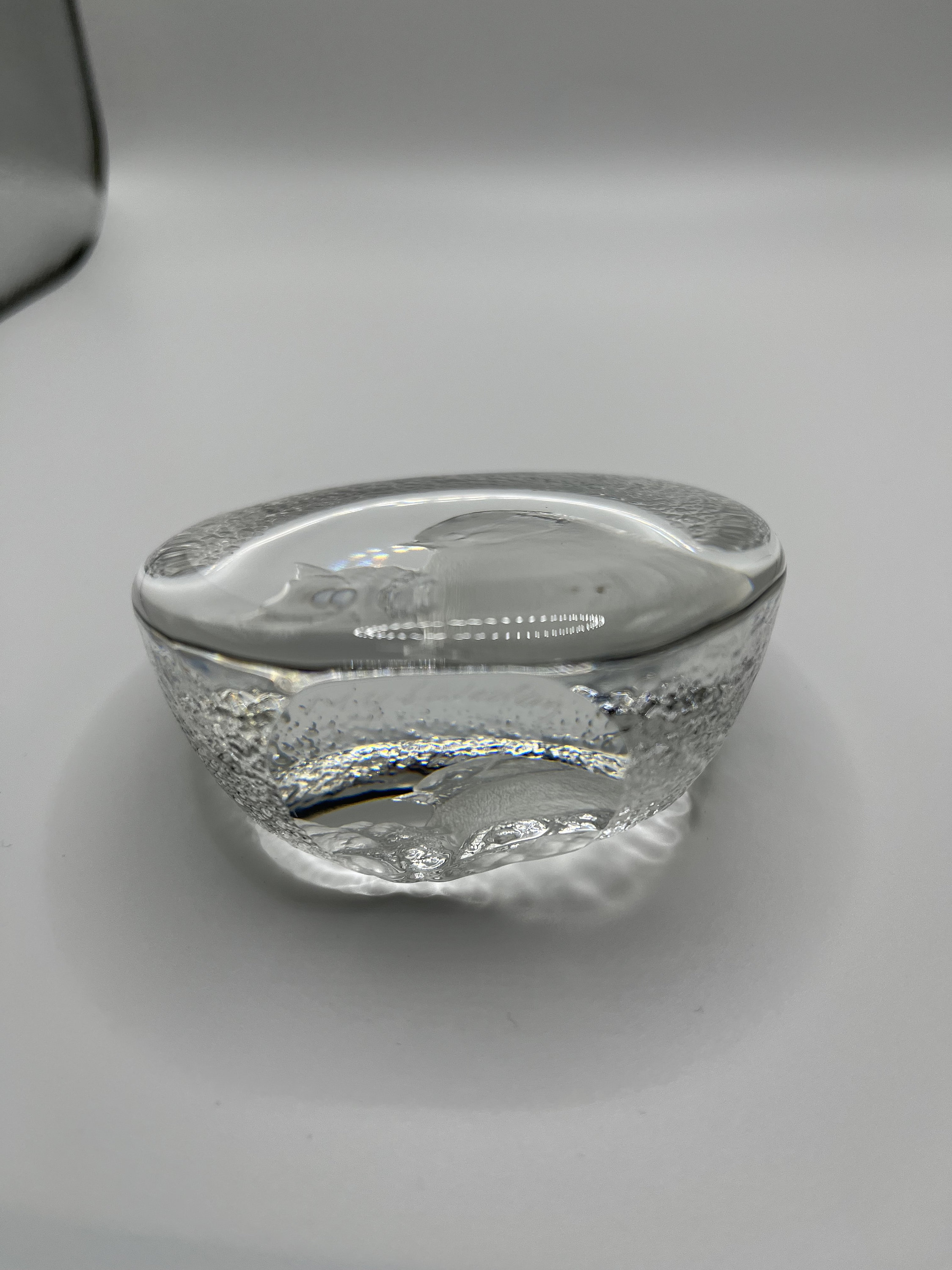 Mats Jonasson Full Lead Crystal Bird Paperweight Etsy
