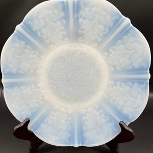 MacBeth Evans Depression Glass American Sweetheart Monax White Plate