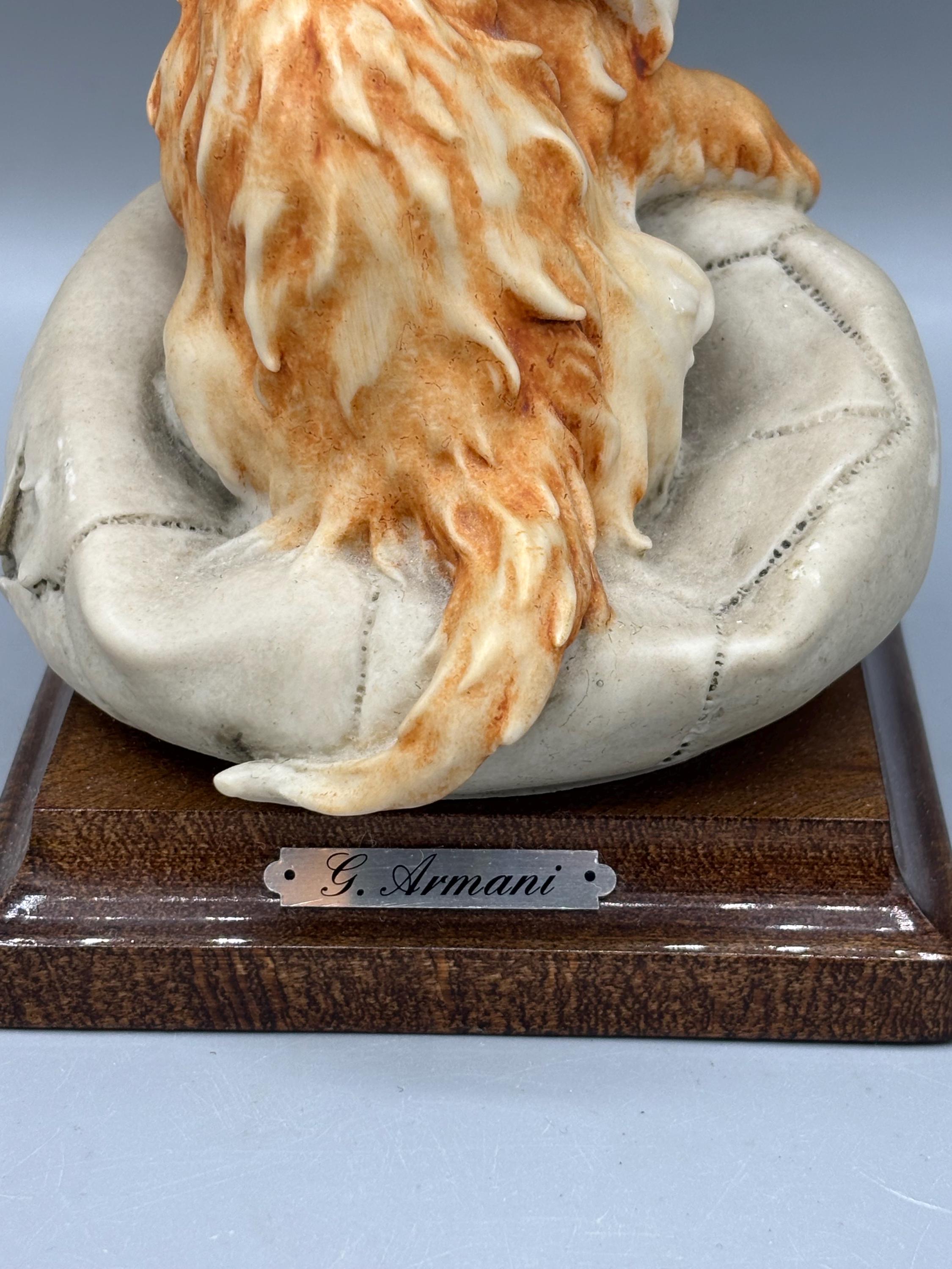 Vintage Giuseppe Armani Cat Figurine – 1984 Florence Kitten