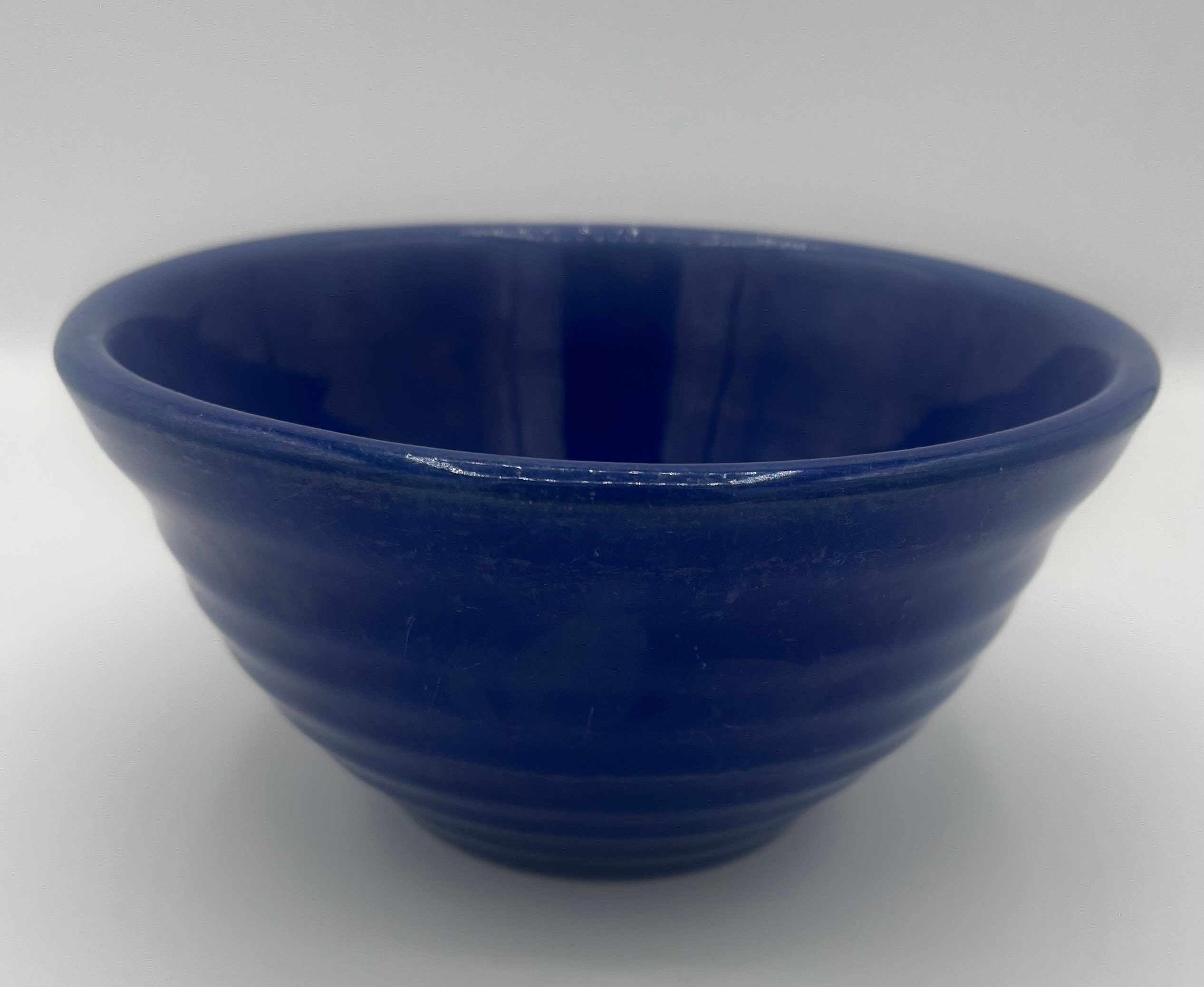 Bauer Blue Bowl - Etsy