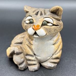 Vintage Giuseppe Armani Cat Figurine – 1984 Florence Kitten