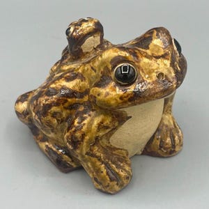 Vintage Shigarak Ware Toad Figurine, Made in Japan, Frog Kitsch