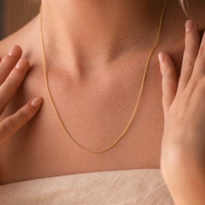 Dainty Layering Chain Necklace by Caitlyn Minimalist