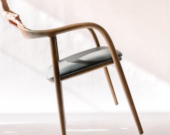 Modern Dining Chairs, Solid Wood Legs, Wood Chair, Mid Century Dining Chair, Chairs for Living room, interior design