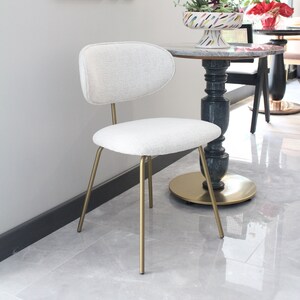 Comfortable Dining Room Metal Chair, Ideal for Living Room and Kitchen, Custom Handmade Furniture, Color Options, interior design